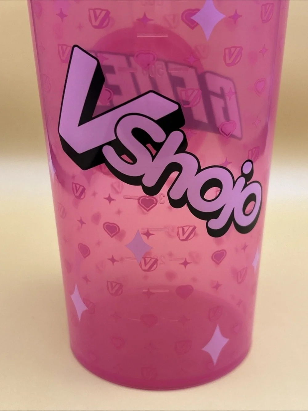 G Fuel x VShojo Collaboration Shaker Cup - Pink Limited Edition VTuber - NEW - Picture 2 of 12
